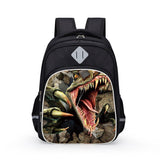 Load image into Gallery viewer, 3D T-Rex Durable Dinosaur Cartoon Travel Backpack School Laptop Daypack Waterproof Bag 09 / 15in