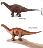 Load image into Gallery viewer, 14‘’ Realistic Brontosaurus Dinosaur Solid Figure Model Toy Decor