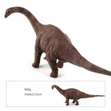 Load image into Gallery viewer, 14‘’ Realistic Brontosaurus Dinosaur Solid Figure Model Toy Decor Brown