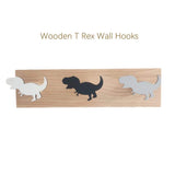 Load image into Gallery viewer, Wooden Dinosaur Wall Hooks Coat Hooks Wall Decoration for Kids Room T Rex