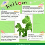 Load image into Gallery viewer, Name Personalized Plush Dinosaur Stuffed Animal Tyrannosaurus Rex Toy for Boys Girls Birthday Gift