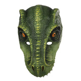 Load image into Gallery viewer, 3D Dinosaur Mask Carnival Halloween Party Costume Props Decoration Green