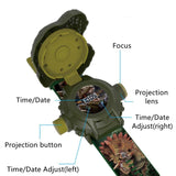 Load image into Gallery viewer, Dinosaur Flip Top Watch with Slide Projector 24 Species Pattern Educational Learning Toy